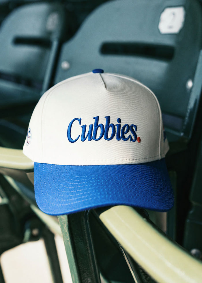 Toddler Cubs Cubbies. Hat - Ivory & Majestic Blue