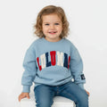 Toddler Red, White & Blue Sweatshirt
