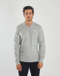 Tony V Neck Grey Marl