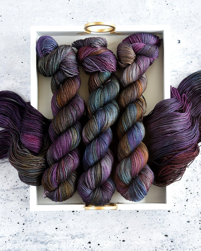 Destination Yarn Yarn Sets Toxic Eggplants Pair