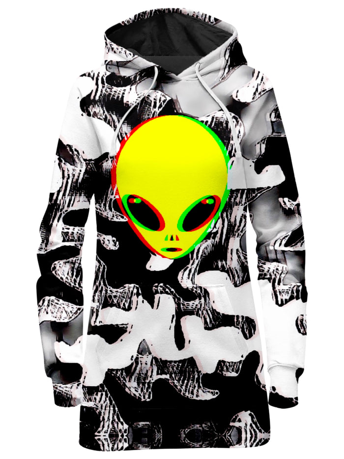 Trippy Alien Hoodie Dress Big Tex Funkadelic Epic Hoodie