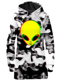 Trippy Alien Hoodie Dress Big Tex Funkadelic Epic Hoodie