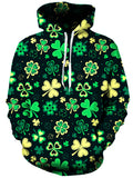 Trippy Clover Unisex Hoodie iEDM Epic Hoodie