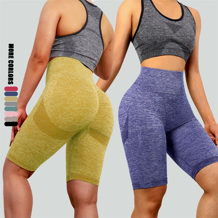 Tummy Control Fitness Gym Shorts Butt Lifter Yoga Leggings