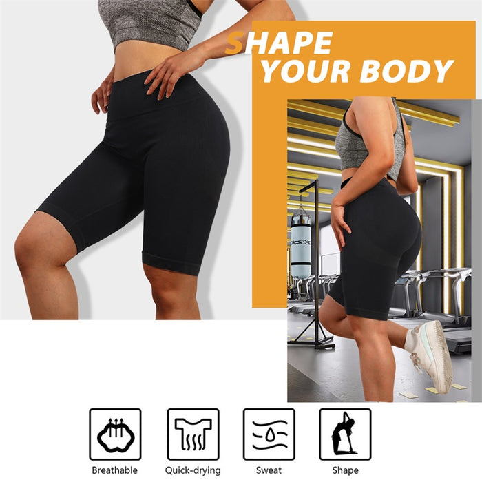 Tummy Control Fitness Gym Shorts Butt Lifter Yoga Leggings