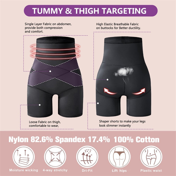Tummy Control Panties Butt Lift Thigh Shapewear Underwear High Waist Trainer Shaper