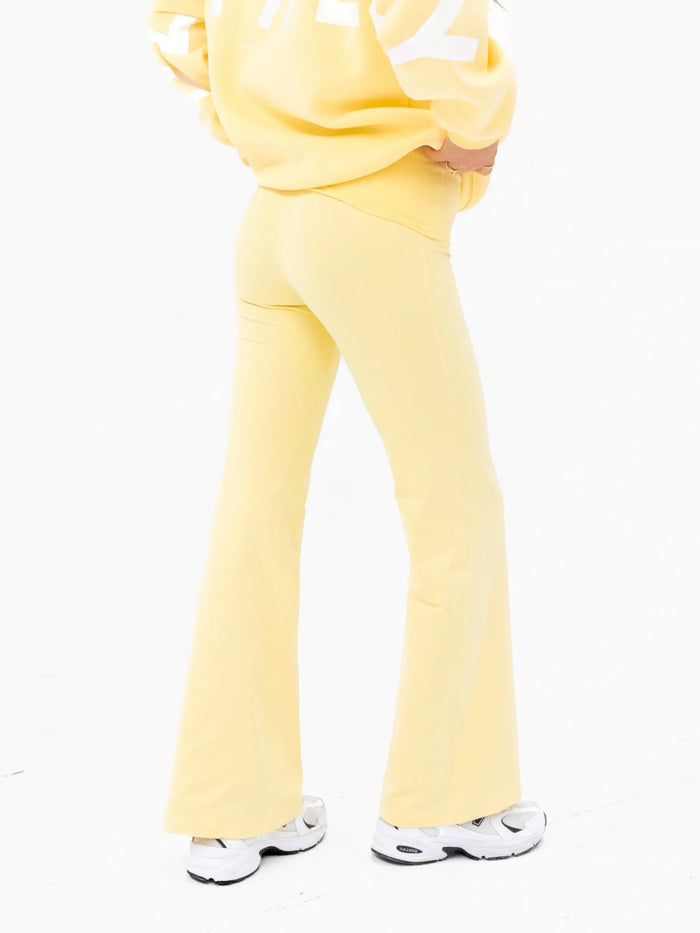 Ultimate Soft Lifestyle Flares - Butter Yellow