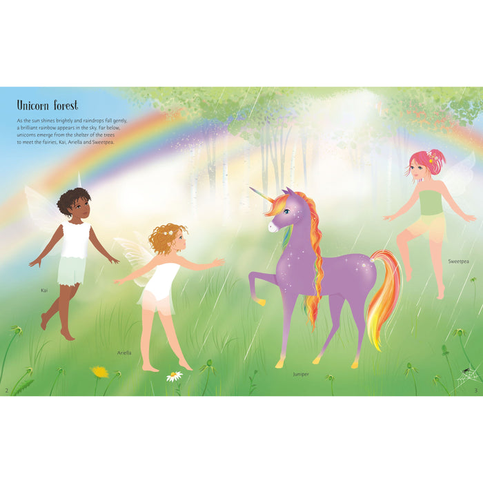 Usborne - Sticker Dolly Dressing - Rainbow Unicorns