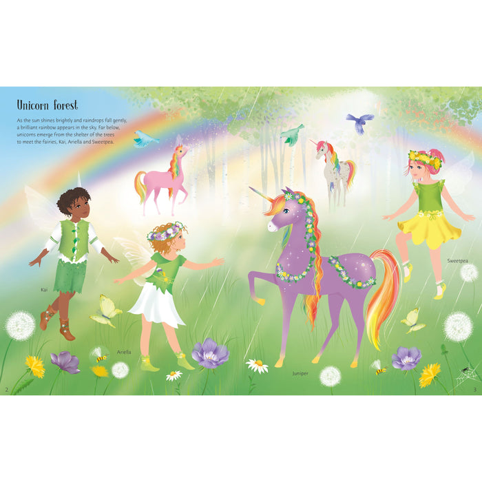 Usborne - Sticker Dolly Dressing - Rainbow Unicorns
