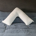 waterproof v shaped pillow cover zipped removable Putnams