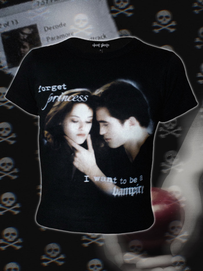 "vampire" baby tee
