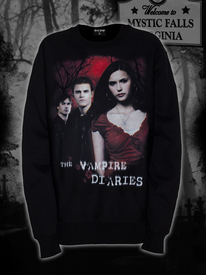 "vampire diaries" crew neck