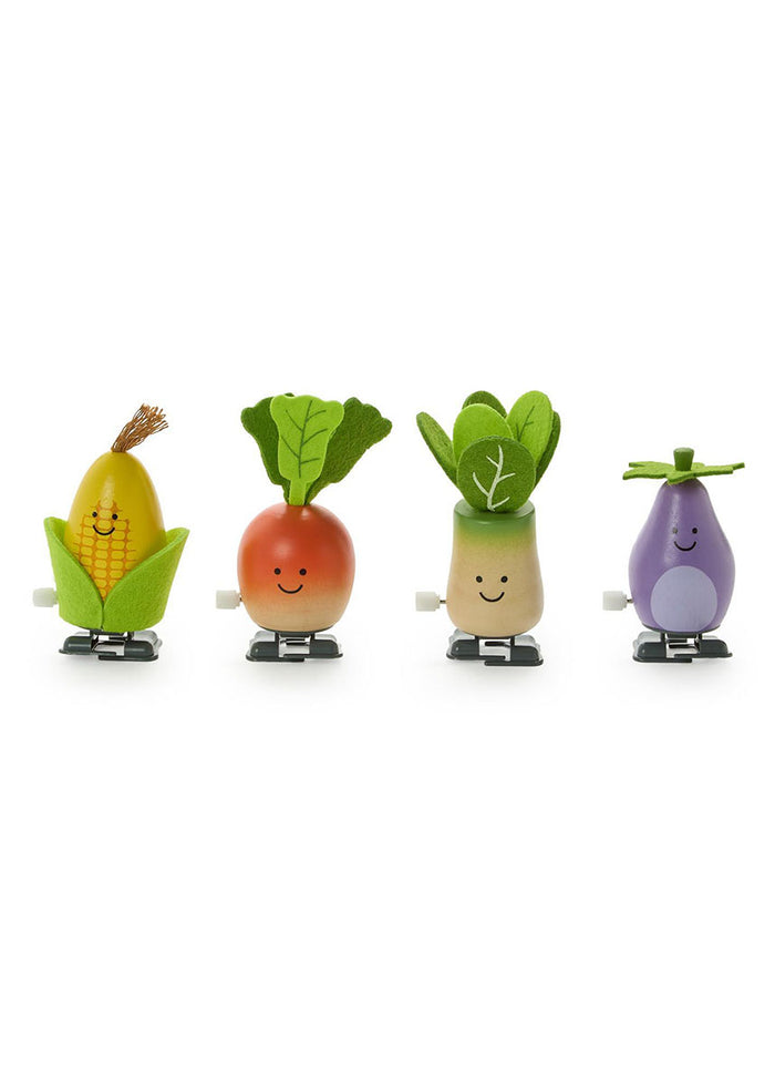 Veggie Wooden Wind Up Toy