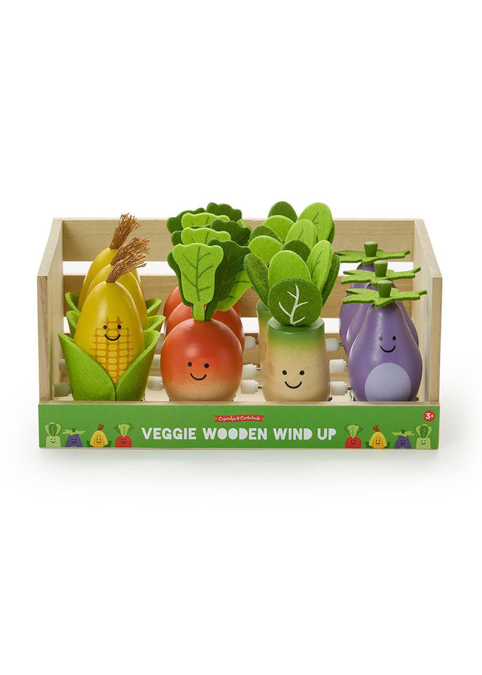 Veggie Wooden Wind Up Toy