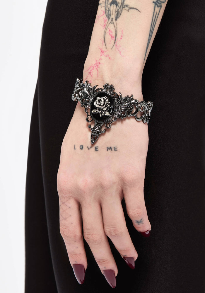 Velthra Rose Cameo Cuff