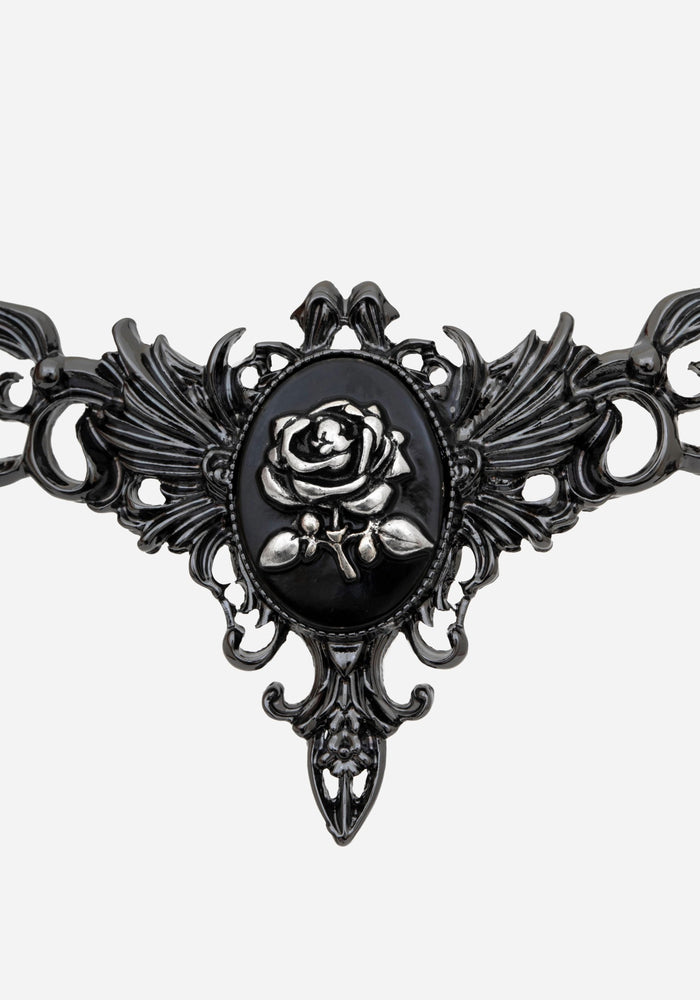 Velthra Rose Cameo Necklace