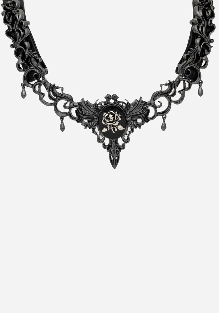 Velthra Rose Cameo Necklace