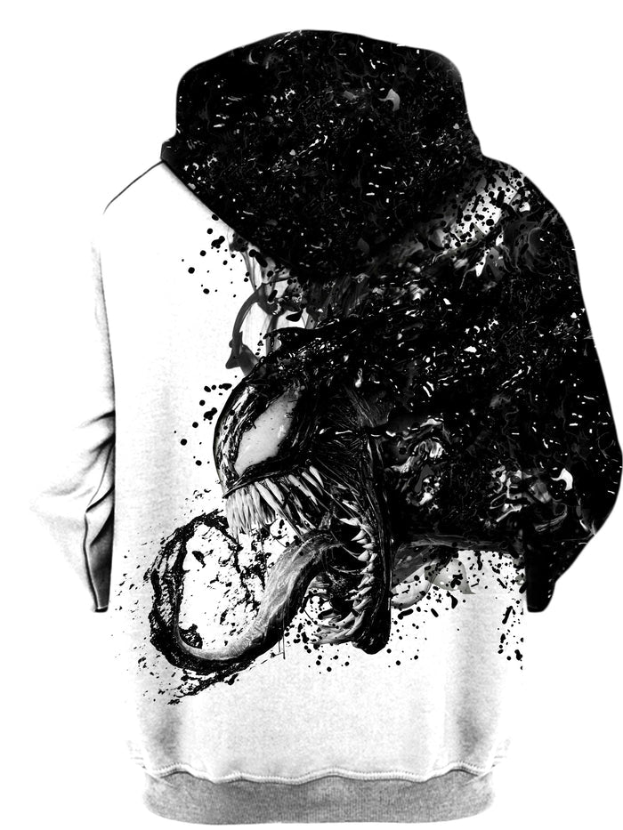Venom BW Unisex Hoodie On Cue Apparel Epic Hoodie