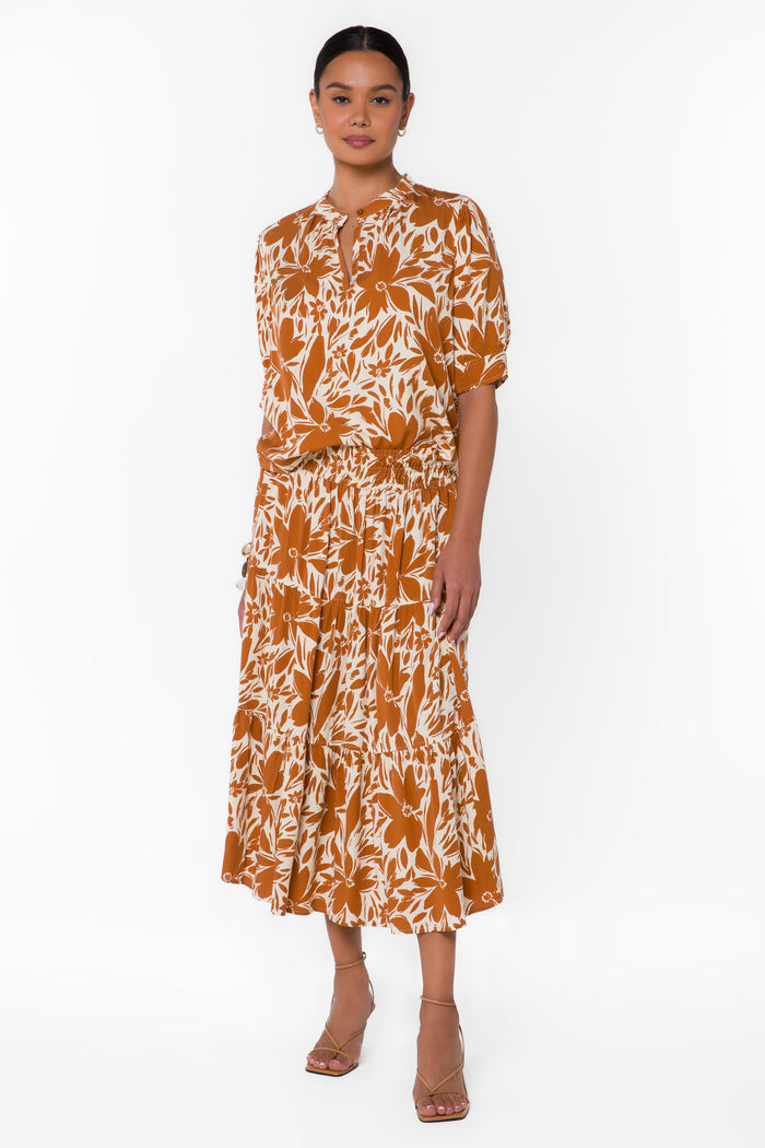 Villa Floral Skirt