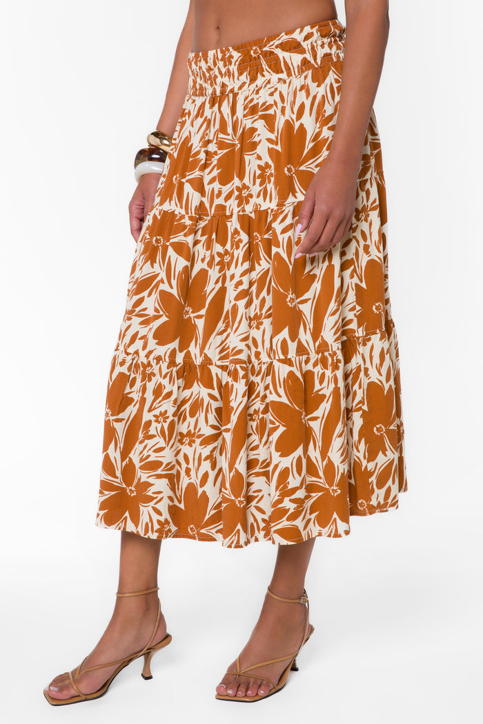 Villa Floral Skirt