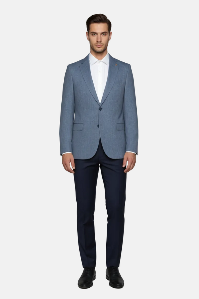 Vindor Indigo Blazer - Styled
