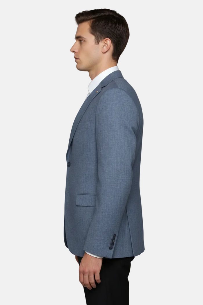 Vindor Indigo Blazer - Side View