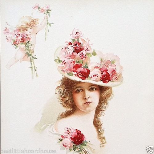 VIRGINIA EARLE OPERA SINGER Victorian Lithograph Print 1903