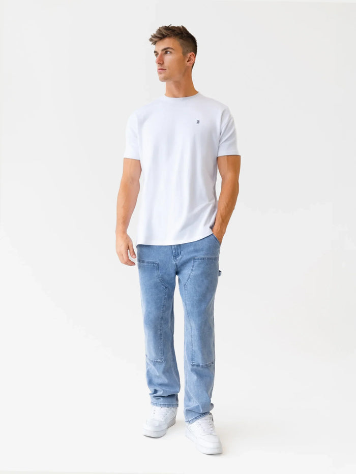 Vol.21 Panel Jeans - Washed Blue