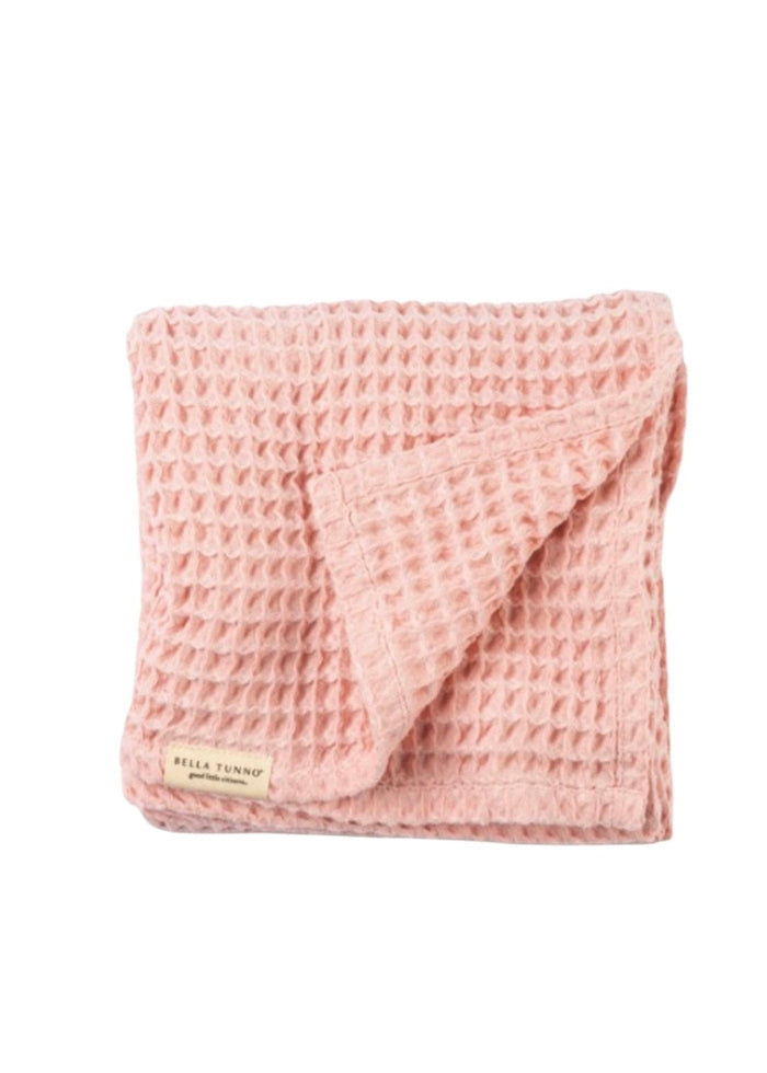 Waffle Baby Blanket by Bella Tunno | 2 Colors Bella Tunno Blanket Blush
