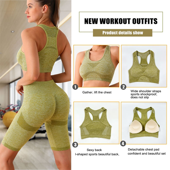Waist Scrunch Butt Lift Leggings Seamless Yoga Pants for Gym Fitness and Workout