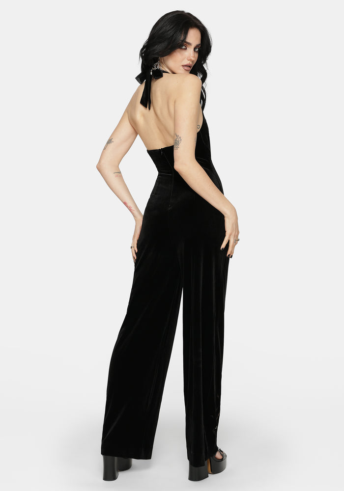 Whim Dragon Halter Jumpsuit