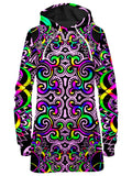 White Doodle Magic Hoodie Dress BrizBazaar Epic Hoodie