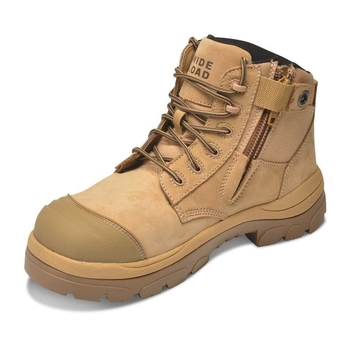 Wide Load 6 Inch Composite Toe Zip/lace Boot 690WZC