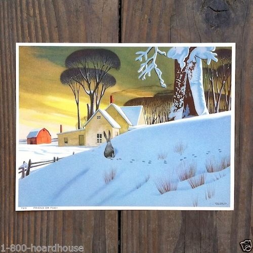 WILSON MCCOY WILDLIFE Art Lithograph Print Set 1946