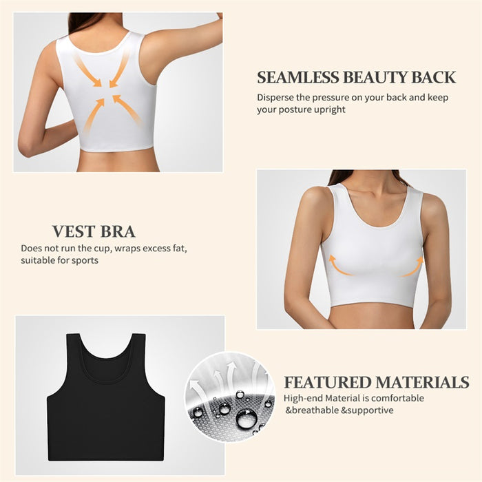 Wireless Push-up Bra Body Shaper Jumpsuit Women’s Seamless Crop Shapewear