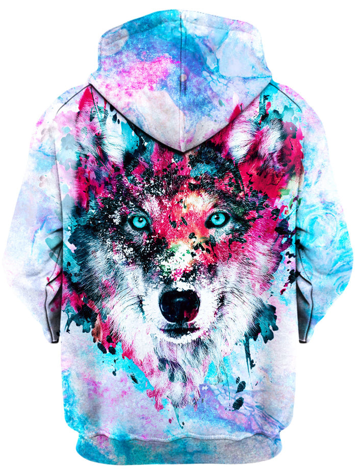 Wolf Unisex Zip-Up Hoodie Riza Peker Epic Hoodie