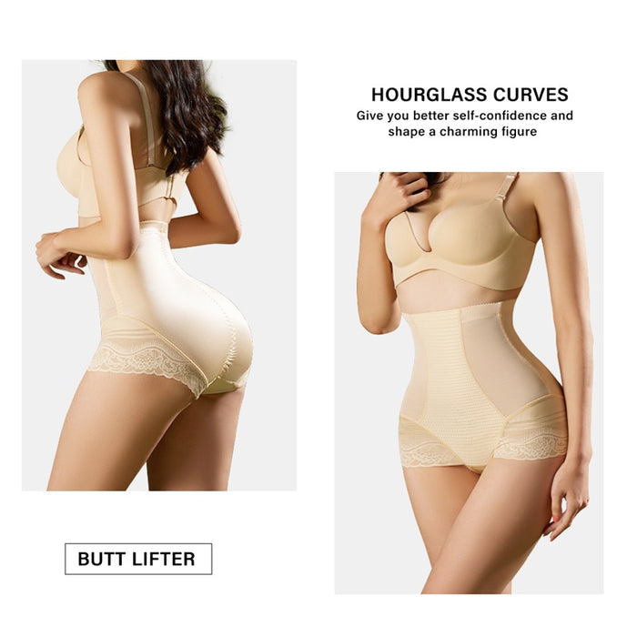 Women High Waist Trainer Shapewear Leggings Jumpsuit Panties Tummy Slim