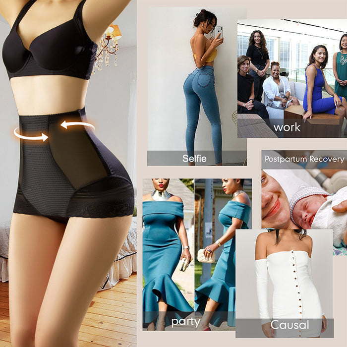 Women High Waist Trainer Shapewear Leggings Jumpsuit Panties Tummy Slim