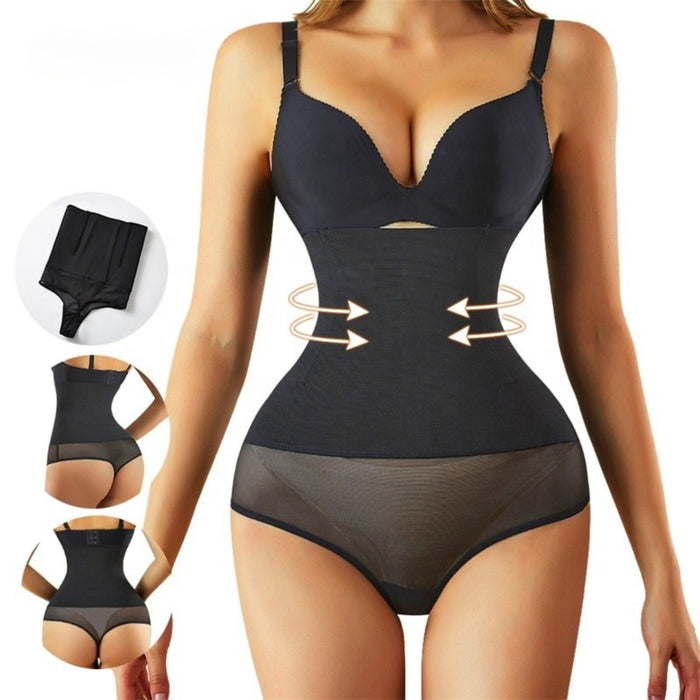Women T Back Crotch Panty Seamless Thong Tummy Control Shaper