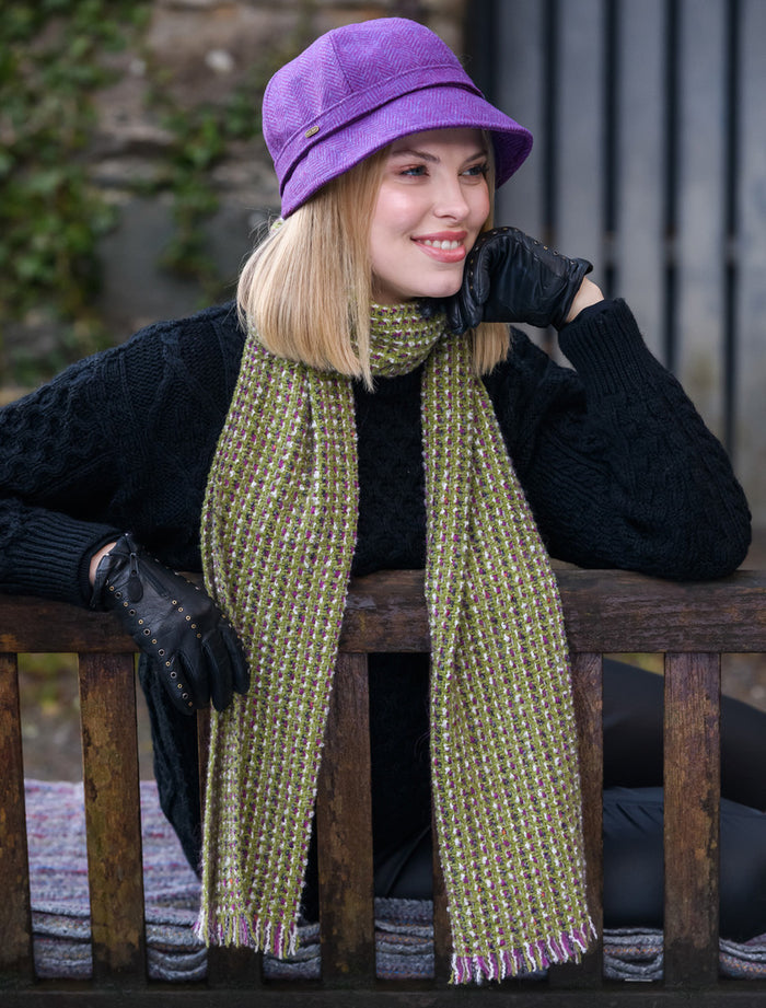 Atlantic Scarf - #color_kiwi-pink
