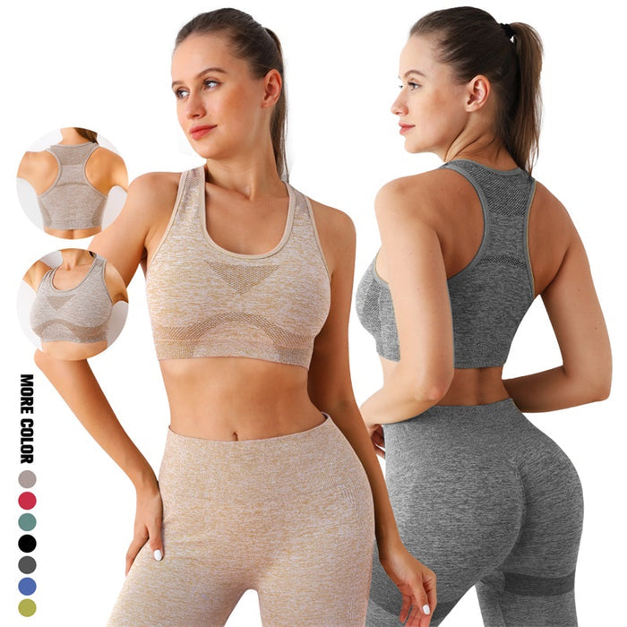 Women’s Butt Lift Leggings Seamless Yoga Set for Gym Fitness and Workout