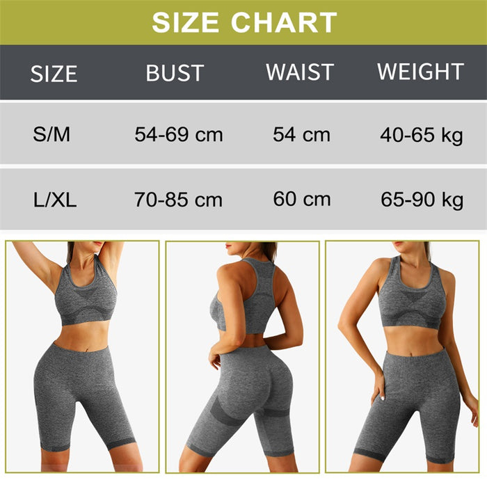 Women’s Butt Lift Leggings Seamless Yoga Set for Gym Fitness and Workout