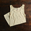 Women's Merino Wool & Silk Sleeveless Top - Natural
