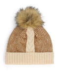 Women's Plait Pom Hat - Sanddune