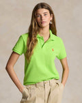 Womens Polo Shirt - Bright Green - Dubai Offers Today