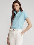 Womens Polo Shirt - Sky Blue - Dubai Offers Today
