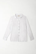 Women's White Long Sleeve Shirt