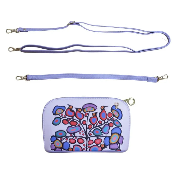 Woodland Floral crossbody bag with strap options