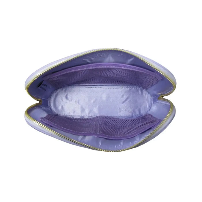 Interior view of Woodland Floral bag with zipper