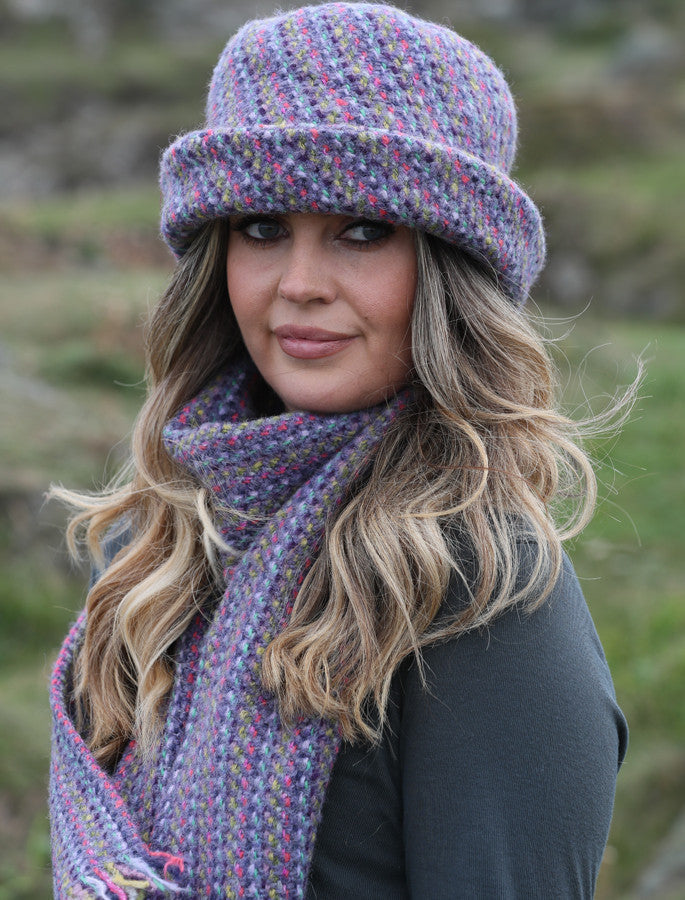 Wool Country Hat - Connemara Violet #color_connemara-violet